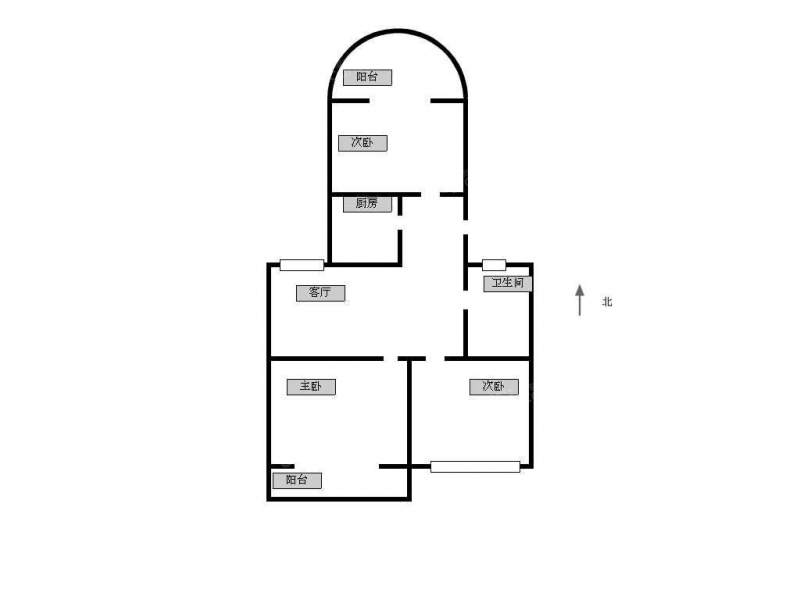 南京我爱我家湖西街 · 湖心花园 · 3室 · 2厅