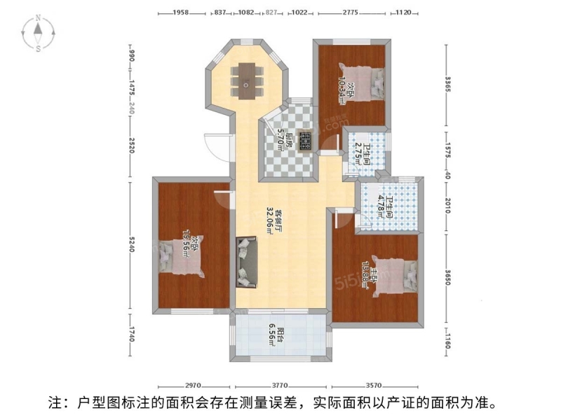 中南锦苑，三室两厅，非顶非底层，小高层，居住舒适