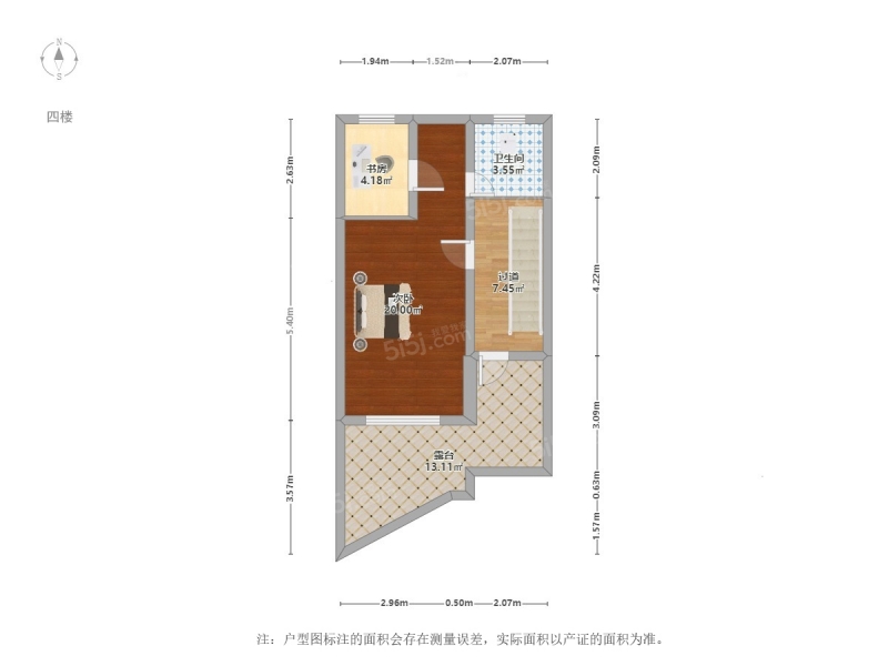 苏州我爱我家娄葑 · 朗琴湾花园 · 4室 · 2厅