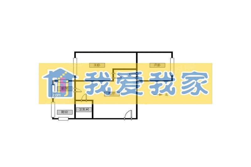 天津我爱我家【小王优选】整租 · 张贵庄街 · 詹滨里 · 1室1厅