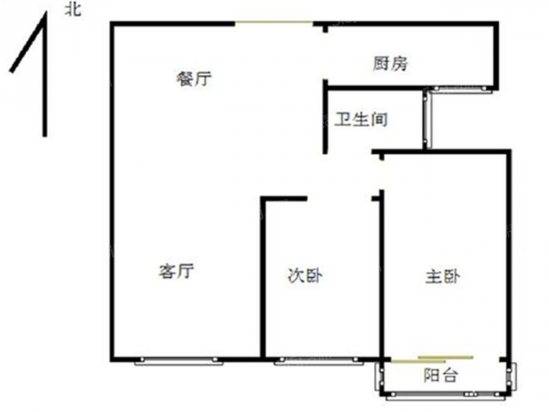 南京我爱我家葛塘 · 荣盛文承熙苑 · 2室 · 1厅