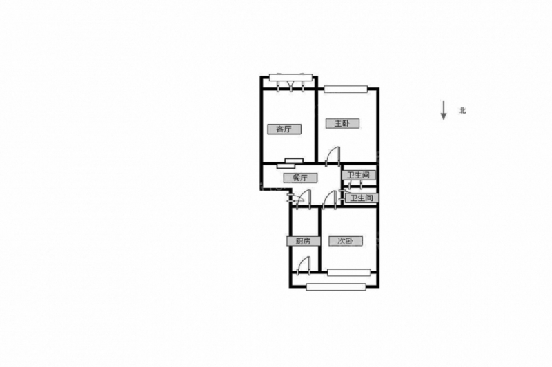 河东区唐口街顺泰公寓2室1厅