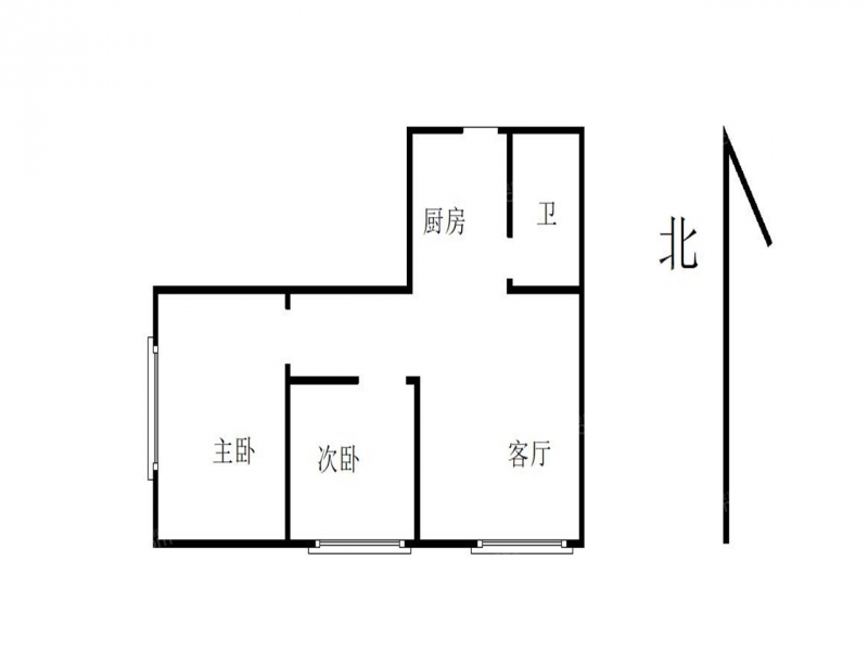 南京我爱我家玄武门 · 锦盈大厦 · 2室 · 1厅