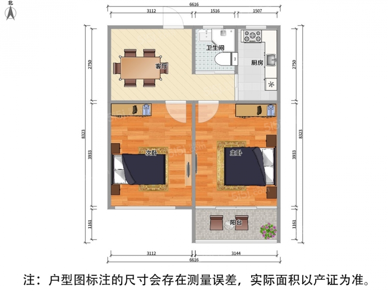 无锡我爱我家江海新村，（付10W、拎包入住）两房朝南，采光无遮挡