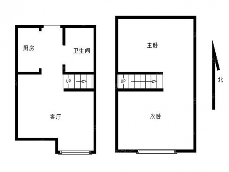 南京我爱我家大明路 · 复地宴南都公寓 · 2室 · 1厅